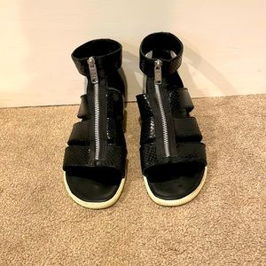 Marc by Marc Jacobs python, embossed, gladiator sandals. Size 39.5